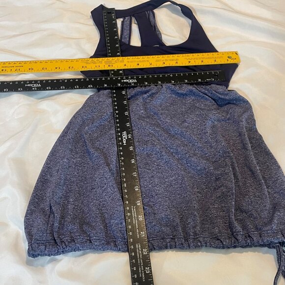 Champion Womens Small Racerback Tank Mock Bra & Adjustable Hem - Picture 6 of 9